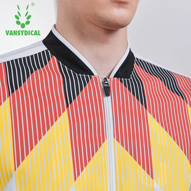 Спортивные беговые куртки Vansydical осенняя мужская Спортивная одежда на молнии с