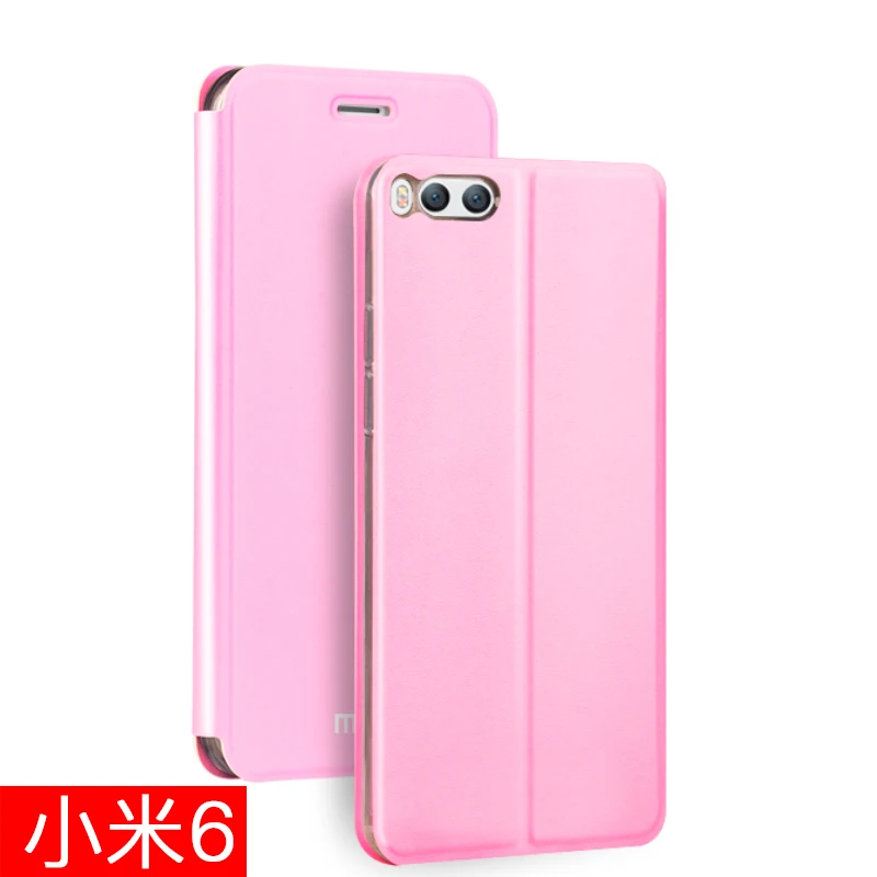 Модный брендовый Новый кожаный чехол с откидной крышкой для xiaomi mi 6