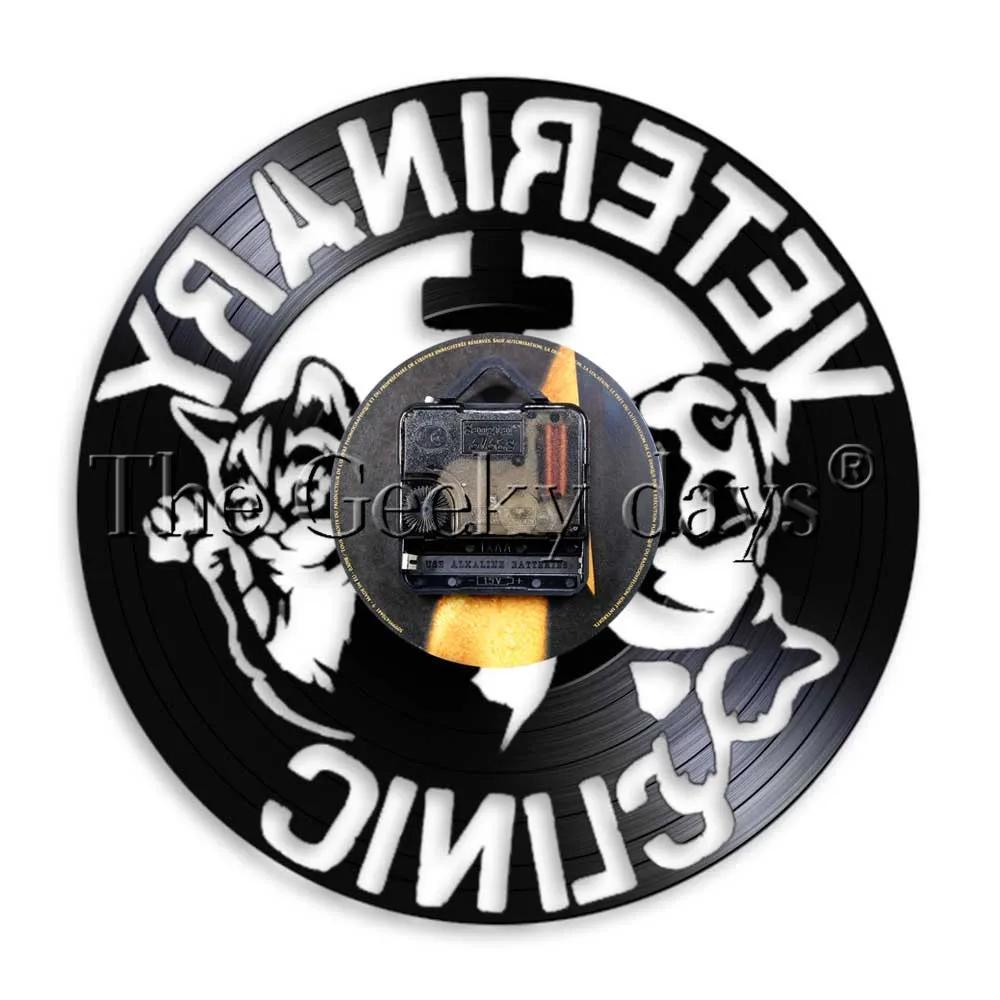 Светодиодный светильник для ветеринарной клиники виниловые настенные часы с