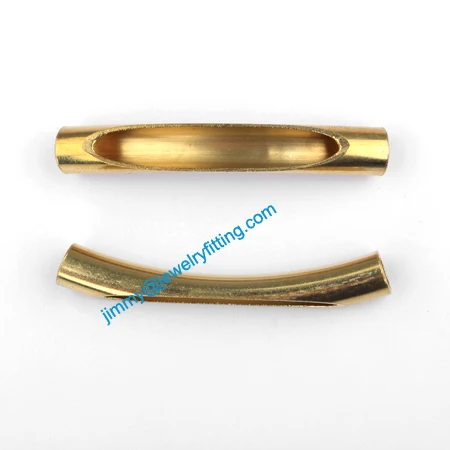 2013 новые ювелирные изделия изогнутые открытые трубки промежуточные для браслета