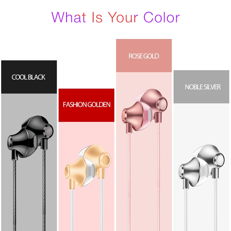 Проводные наушники с микрофоном и регулятором громкости стерео вкладыши на базе