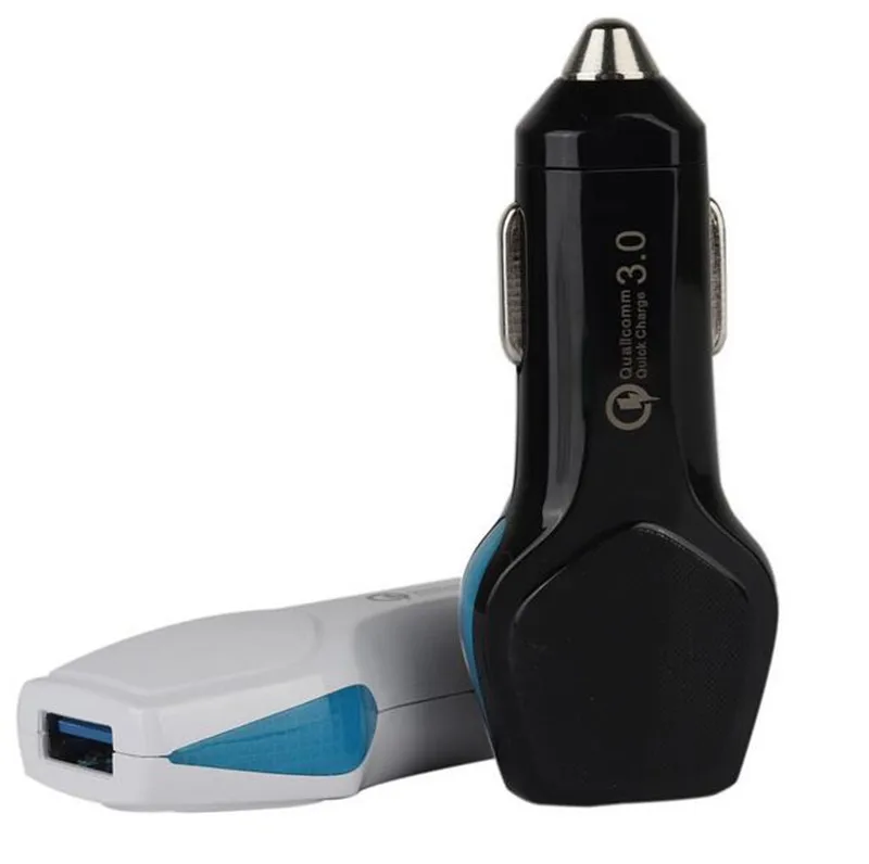 

200pcs/lot Fast Quick Charge 3.0 Mini USB Car Charger for iPhone x 8 7 6 5 Samsung mobile cell Phone