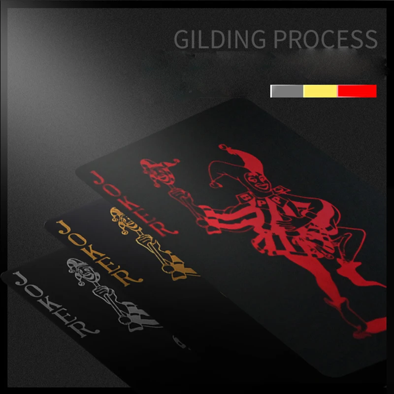 Профессиональные черные Позолоченные персонализированные водонепроницаемые Волшебные пластиковые