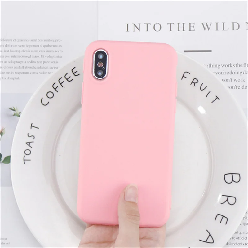 Luxury Candy original case for iPhone X back cover silicone soft TPU shockproof Apple 7 plus 6 6S 8 |