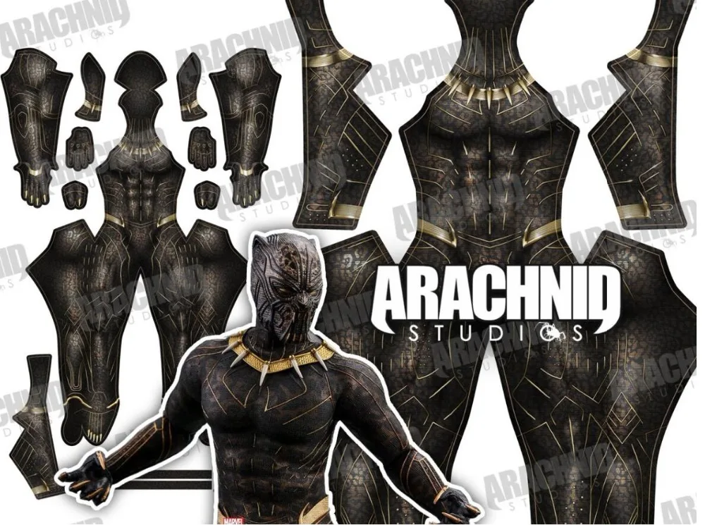 Killmonger Черная пантера Костюм без маски Спандекс полный тело костюм Хэллоуин косплей полный тело зентай костюм для взрослых/детей/на заказ