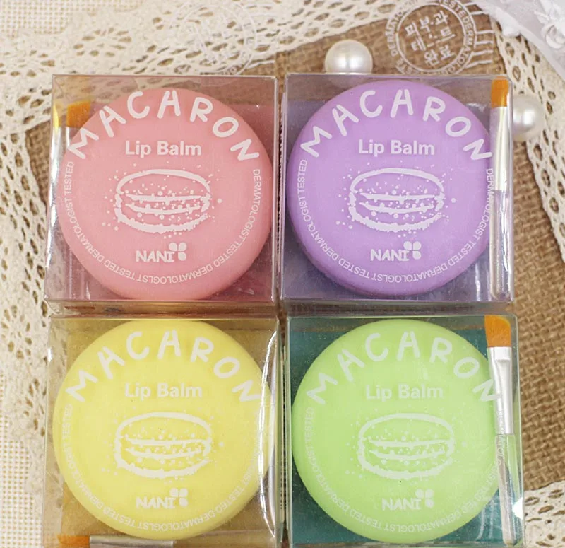 Новый макияж круглая цветная Конфета увлажняющий бальзам для губ в форме