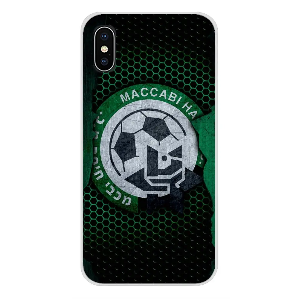Аксессуары для телефона Чехлы maccabi haifa футбол Samsung Galaxy S4 S5 MINI S6 S7 edge S8 S9 S10 Plus Note 3 4 5 8