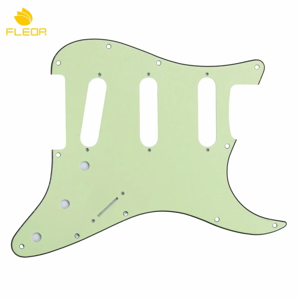 FLEOR стандартная американская электрическая гитара с 11 отверстиями накладка на
