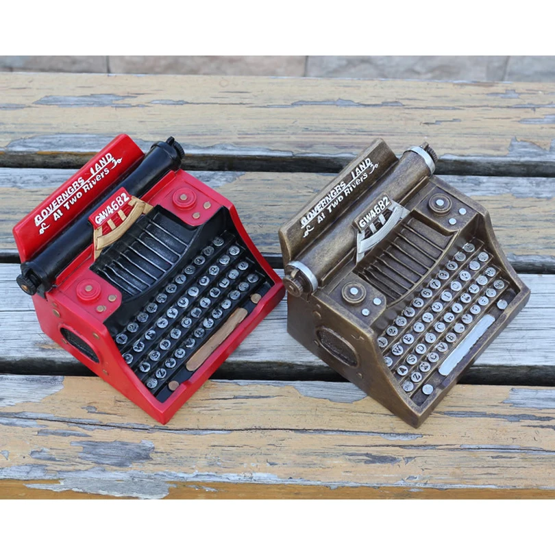 Креативная Копилка из смолы ручная роспись Ретро стиль работа натуральный