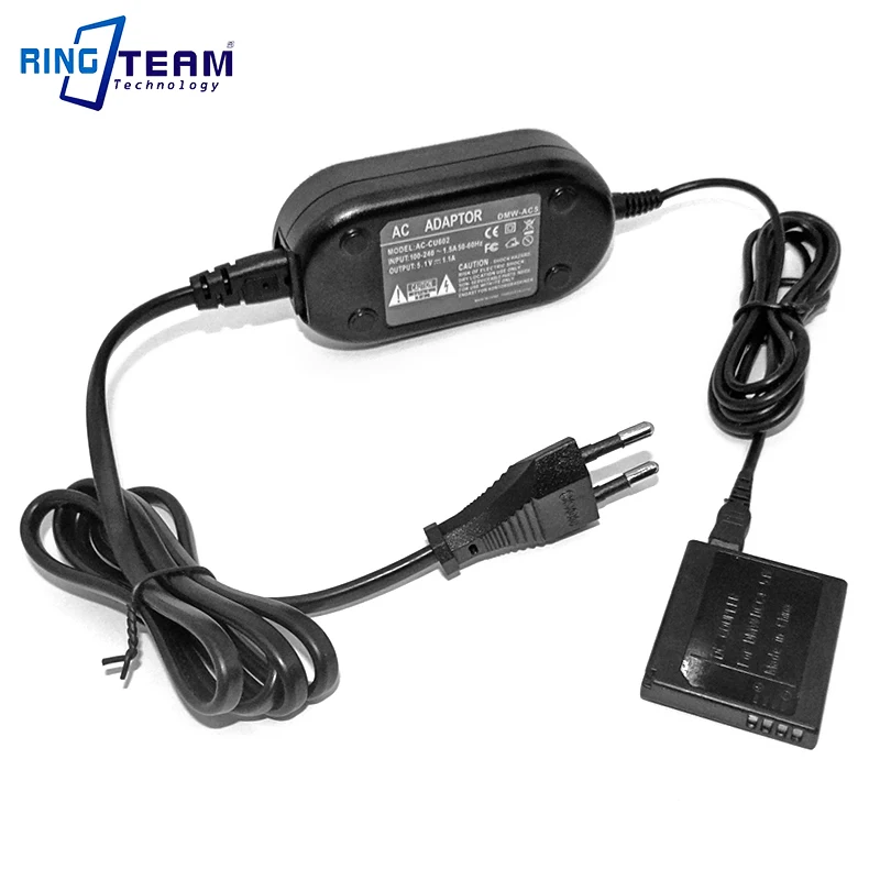 

DMW-AC5 + DMW-DCC4 AC Power Adapter Combo for Panasonic Lumix Cameras DMC-F2 F3 F4 FH1 FH3 FT3 FT4 FH20 FH22 FS10 FS11 FS12 FS15