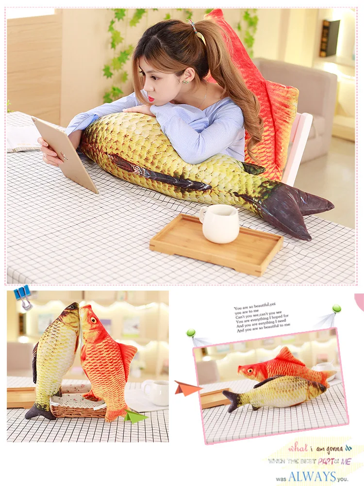 Подушка в форме рыбки с котом распятия 20 см без молнии|home decor cushions|decorative cushionsdesigner