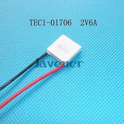 TEC1 01706 радиатор Термоэлектрический охладитель Пельтье охлаждающая пластина 15x15