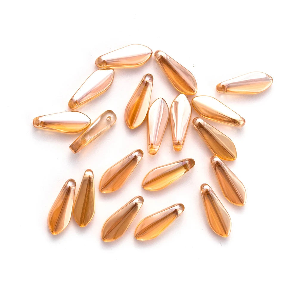 MEIBEADS, 20 шт./лот, 6*16 мм, разноцветные Кристальные многогранные листья, бусины для аксессуаров, браслетов, сделай сам, для изготовления ювелирных изделий EY6063
