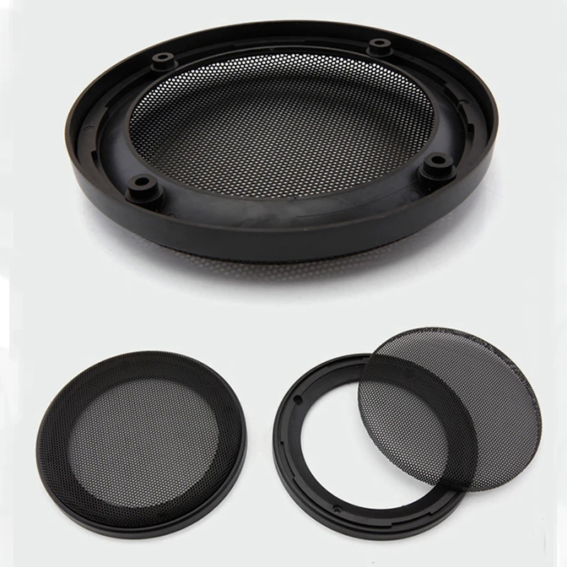Сетчатая Крышка для автомобильной аудиосистемы декоративная круглая