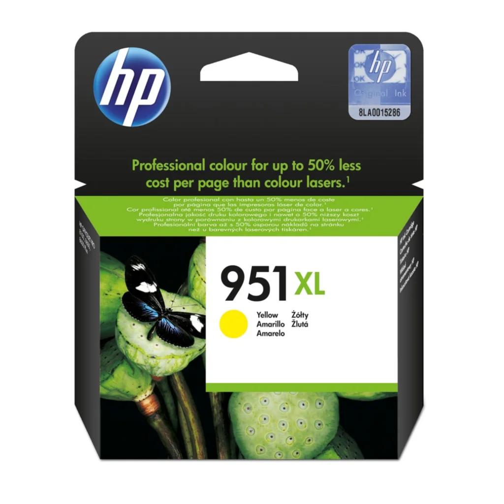 HP Cartucho de tinta original 951XL alta capacidad amarillo CN048AE Amarillo Officejet Pro 8600 e-AiO Pr | Компьютеры и офис