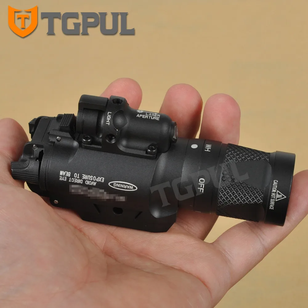 TGPUL Тактический X400V IR пистолет вспышка светильник красный лазерный
