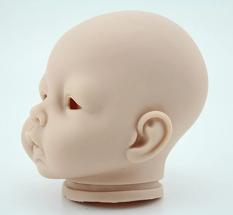 

Doll Kit DIY Blank Kit Soft Vinyl Reborn Doll Kit Unisex Doll Accessories with 3/4 Limbs