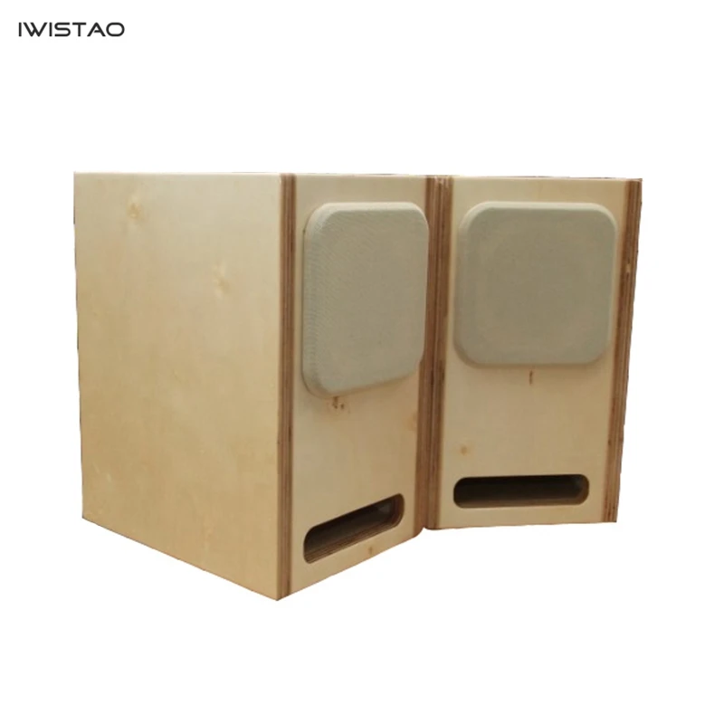 IWISTAO HIFI лабиринт 4-дюймовый Полнодиапазонный пустой динамик корпус из тополовой