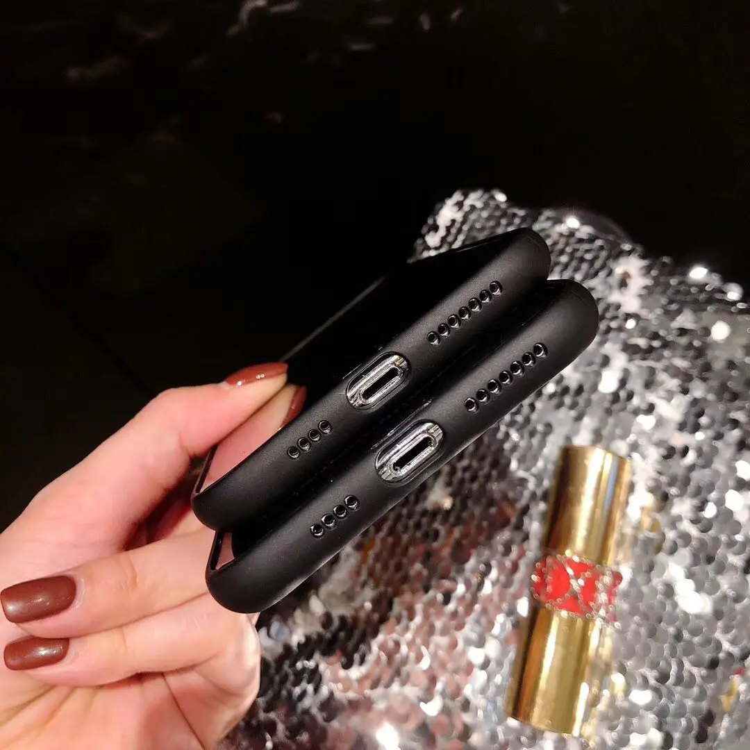 Роскошный блестящий Блестящий чехол для iphone 6 6s 7 8 plus Xs max xr Мягкий задней панели |