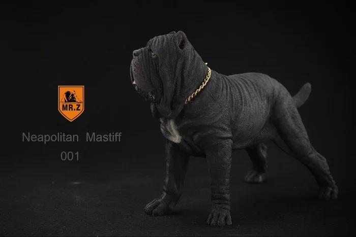 Mr. Z 1/6 масштаб Neapolitan собака мастифф статуя животного модель игрушки 4 цвета для 12 дюймов фигурка сцены аксессуар