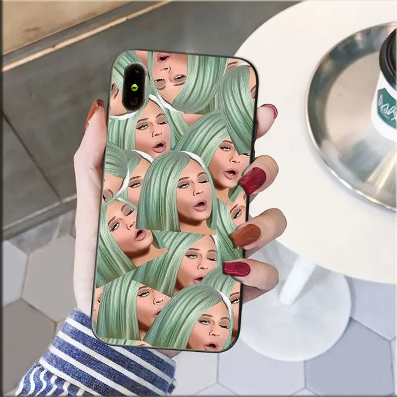 Yinuoda kimoji Ким Кардашьян kanye west north kylie аксессуары для телефонов Чехол iPhone 6S 6plus 7 7plus 8