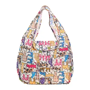 Портативная складная сумка для шоппинга, большая сумка-Оксфорд, плотная сумка, Складная Водонепроницаемая Сумка-Рипстоп, сумка на плечо