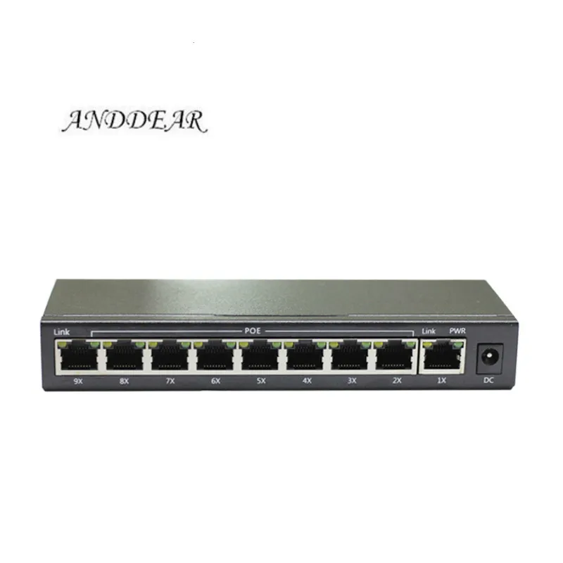 Ethernet IEEE802.3af POE коммутатор HT с 9 портами ip камера для телефона светодиодный экран