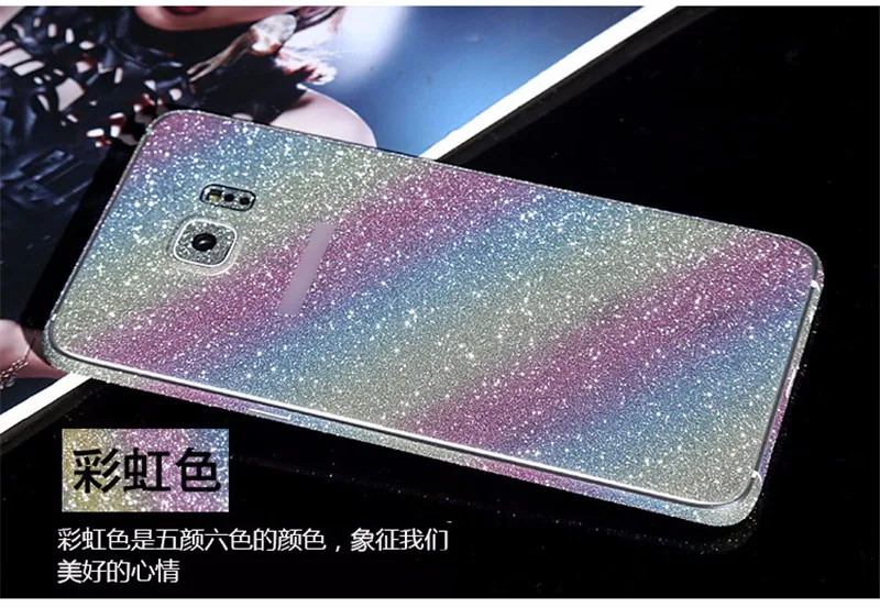 Чехол-наклейка для телефона на весь корпус для samsung Galaxy J5 J7 A3 A5 J2 J3 S7 S8 S6 Edge Plus S5 Grand Prime матовая блестящая пленка