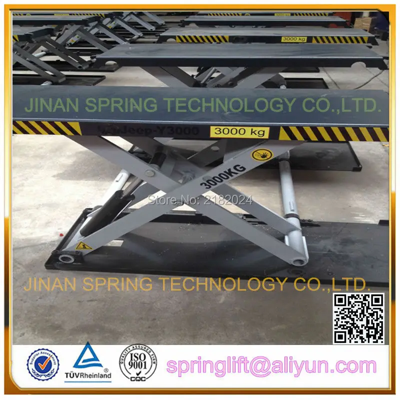 Недорогой портативный автомобильный подъемник Ножничного типа нагрузка 3000 кг 2019