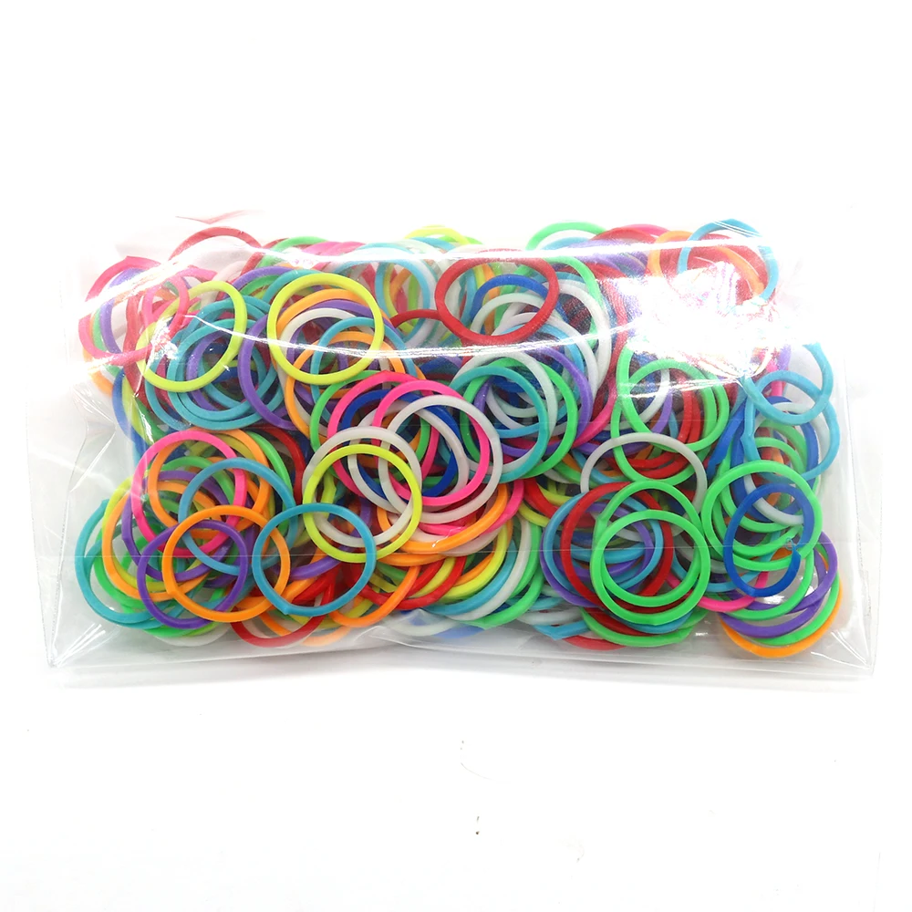 

200pcs Dog Accessories Pet Supplies Make Topknot Bands For Dogs Hair Best Rubber bands Latex Dog Grooming Band (Elastic)