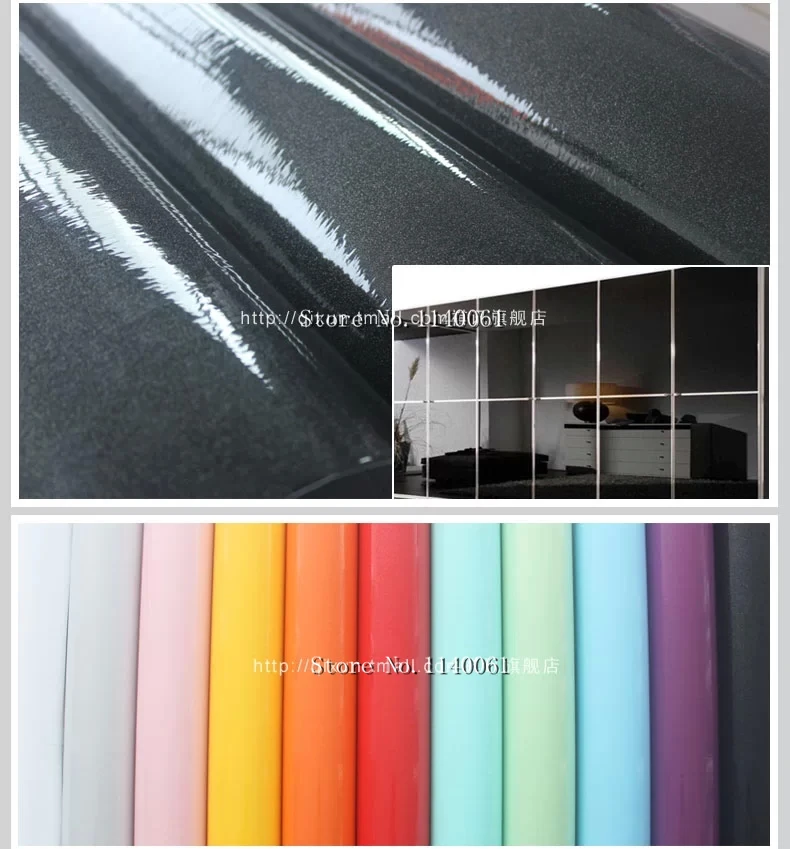 

Free shipping for kitchen cabinet home decoration wall sticker plain color top quality waterproof PVC self adhesive