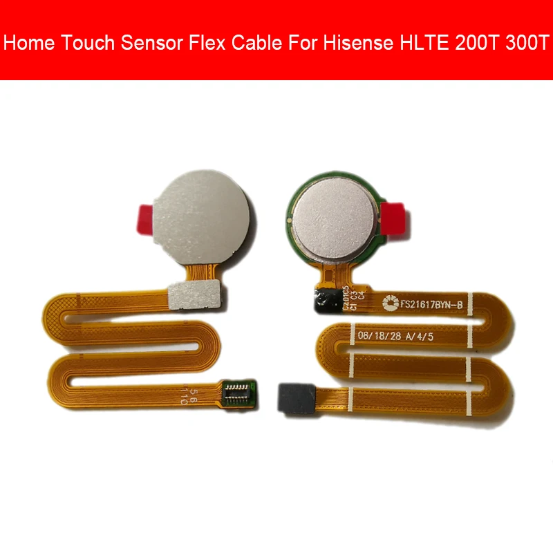 Home Button Fingerprint Sensor Flex Cable For Hisense HLTE 200T 300T Menu Return Touch Ribbon Replacement Parts | Мобильные телефоны