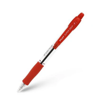 Pilot BPGP-10R шариковые ручки с супер захватом шариковая ручка прозрачный пластик 0,7 мм офисные школьные принадлежности 1 штука