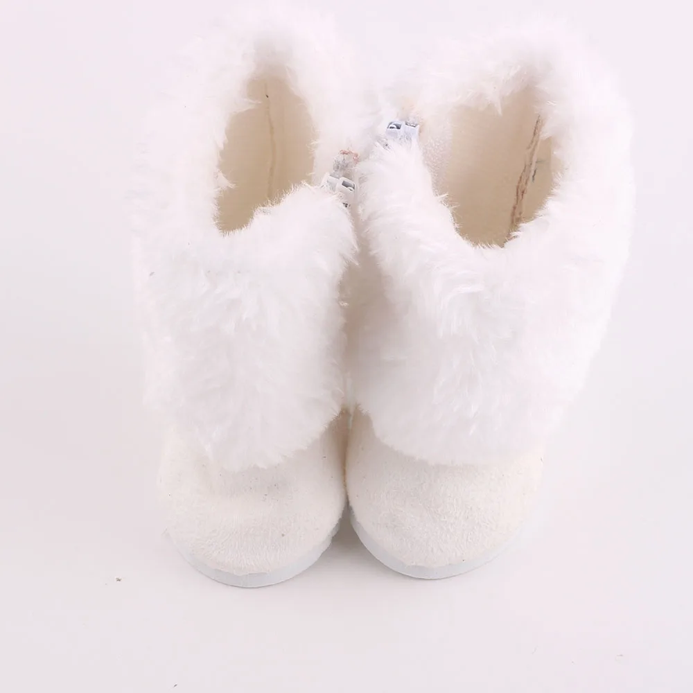 Высокое качество молодежные ботинки белого цвета для девочек 18 дюймов American