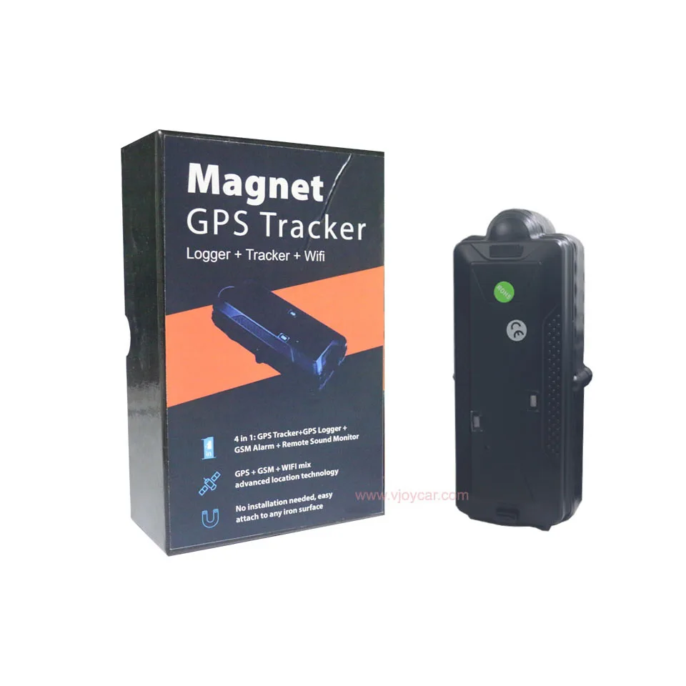 VJOYCAR TK20 20000mAh Battery Life Waterproof Magnet GPS Tracker With WiFi Data Logger FREE Tracking Software Removable on - Магнитный GPS-трекер VJOYCAR TK20 с водонепроницаемым корпусом, емкостью батареи 20000 мАч, функцией регистрации данных WiFi и бес