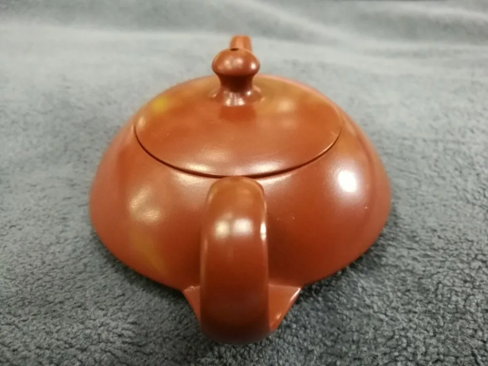 130cc чаочжоу фиолетовый песочный чайник ручной работы маленький Buttermilk