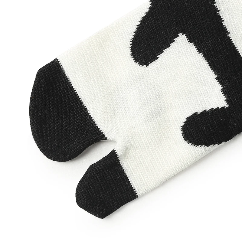 Две носки женские Черный и белый цвета панда таби от 20 до 30 см в виде милого банта