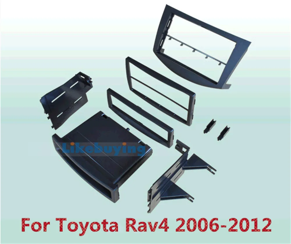2 дин рамка/автомобиль облицовка/крепление Кронштейн панель для Toyota RAV4 2006 2007 2008 2009