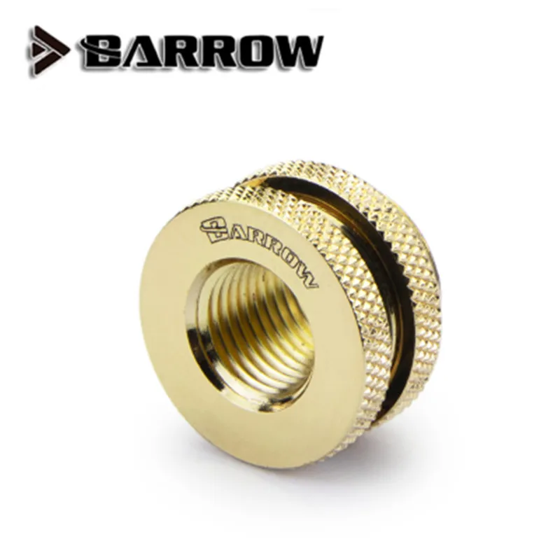 Barrow G1/4 Черная/яркая серебристая/белая/Золотистая пластина тип верхней инъекции