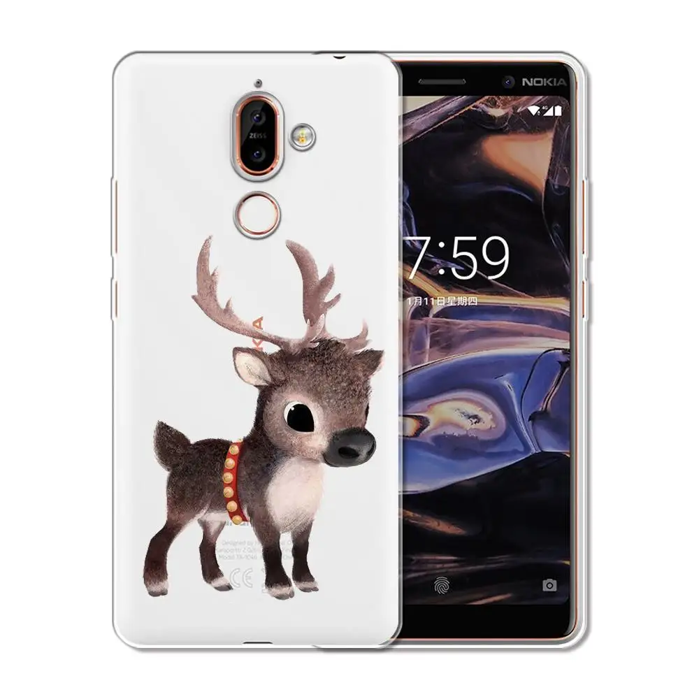 Чехол для телефона чехол Nokia 2 1 3 5 6 7 8 Plus 2018 X3 X5 X6 X7 с мягким силиконовым чехлом из
