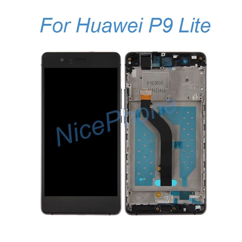 ЖК + рамка для Huawei P9 Lite дисплей экран digisiter сборка Замена|Сенсорные панели