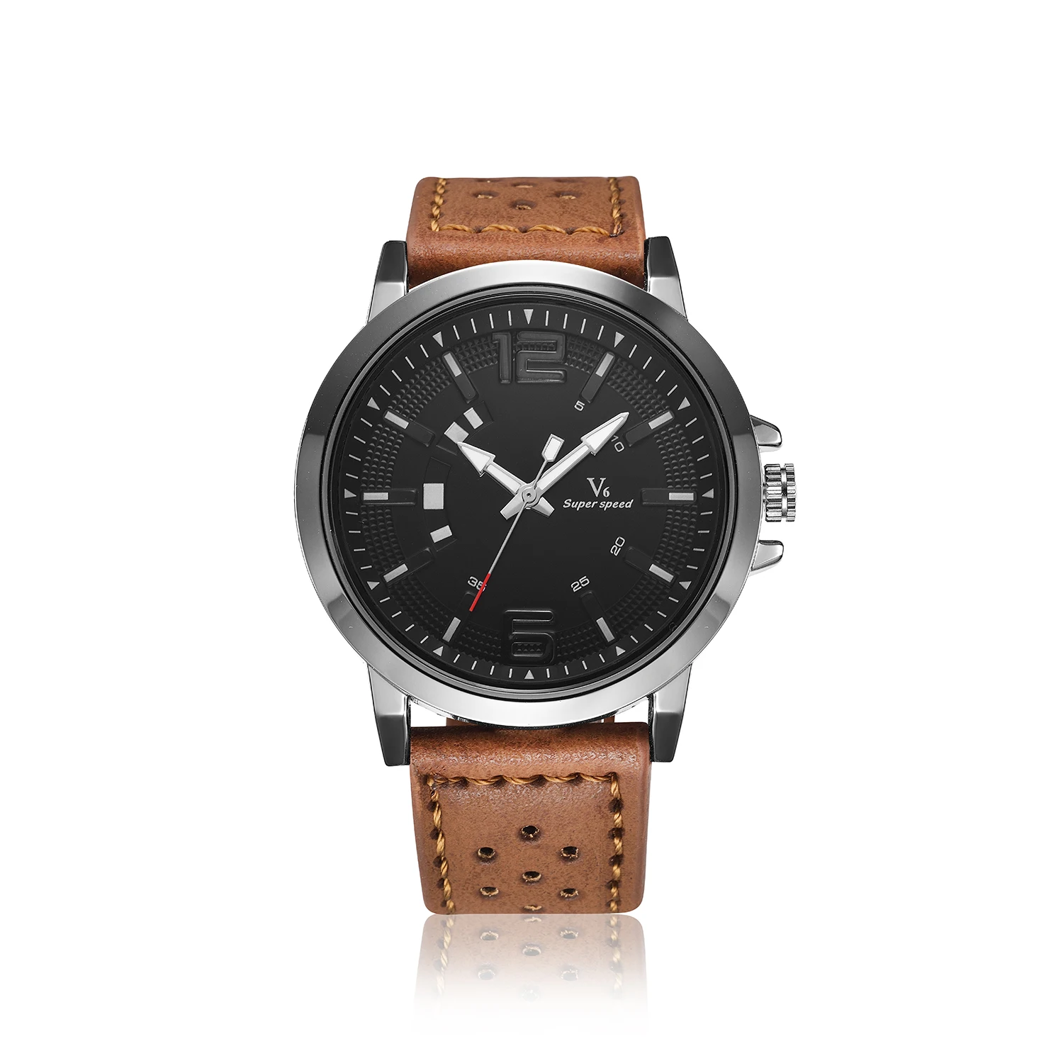 V6 бренд B016 Повседневное Для мужчин Спортивные часы Роскошные Военная Униформа