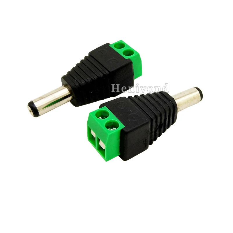 

10Pcs 2.1mm*5.5mm Male DC Power Jack Plug Adapter Connector for cctv camera DC Power Plug for Security CCTV Camera System