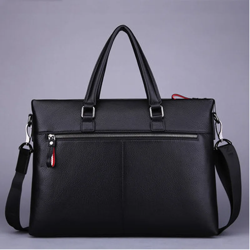 Бренд 100% Корова кожа Сумка Для Мужчин's из натуральной кожи сумка для ноутбука 14