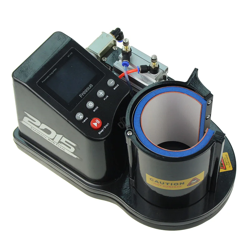 

Free shipping heat transfer machine for mug heat press machine pneumatic Cup 3D thermal transfer machine Cup