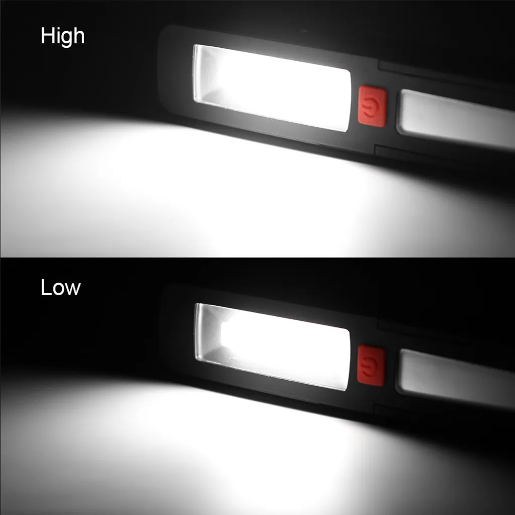 Лампа для рабочего освещения COB + LED USB Перезаряжаемый Магнитный фонарь Гибкая