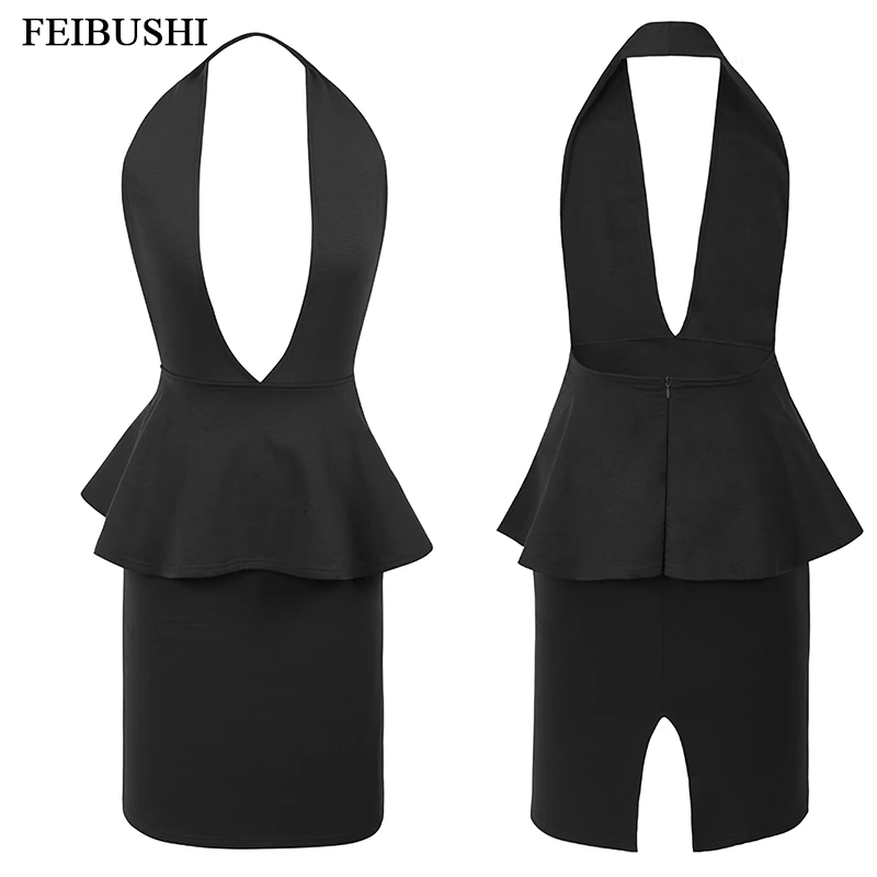 FEIBUSHI белый платье пепельного цвета 2017-апом просвечивающее сексуальное с лямкой