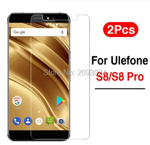 Закаленное стекло для Ulefone S8 Pro 2 шт. защитная пленка S 8 защита экрана