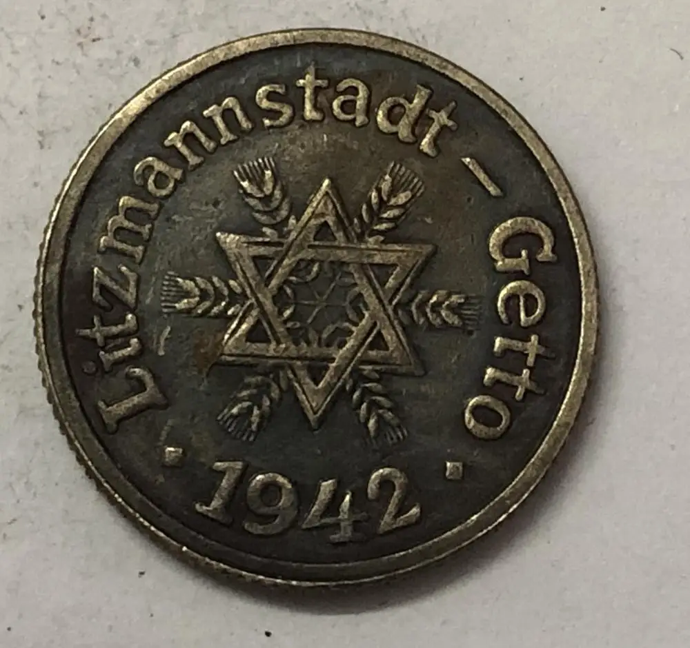 1942 Poland 10 pfenig Lodz Ghetto 1 е излучение|Безвалютные монеты| |