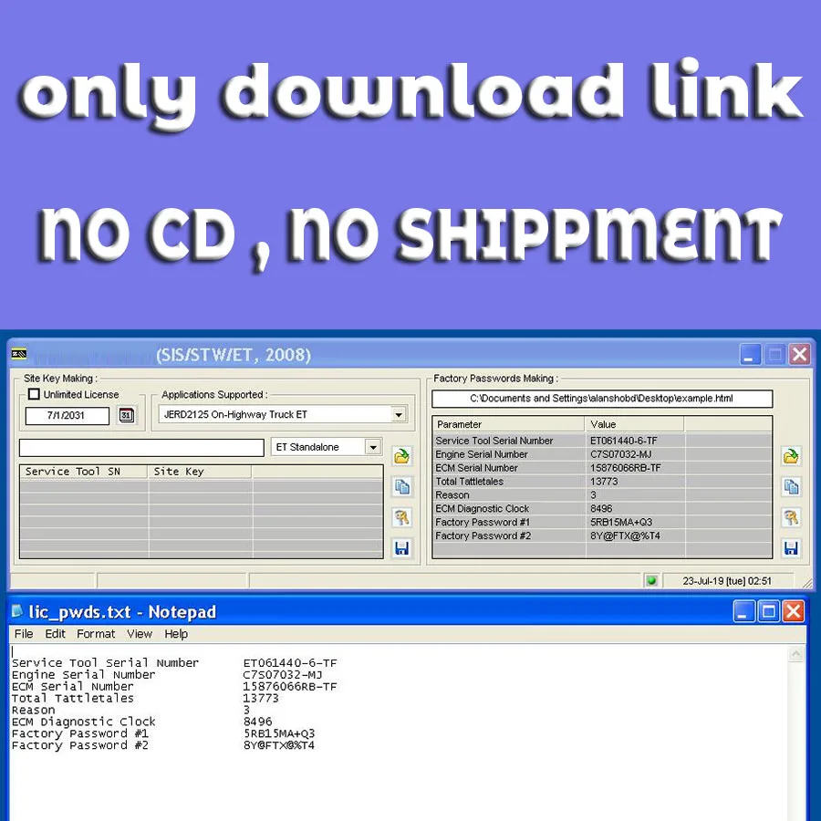 only download link ET фабрики паролей делая кейген генератор Поддержка Windows XP/Vista/7/8/10 для кошки - Цвет: only download link